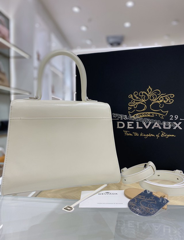 Delvaux專櫃新尺寸白雪公主比利時新版雙環brillant 德爾沃專櫃box皮手提肩背女包 bxs1007